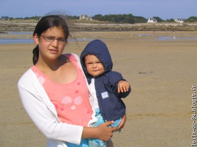 ma nièce et moi (été 2006)